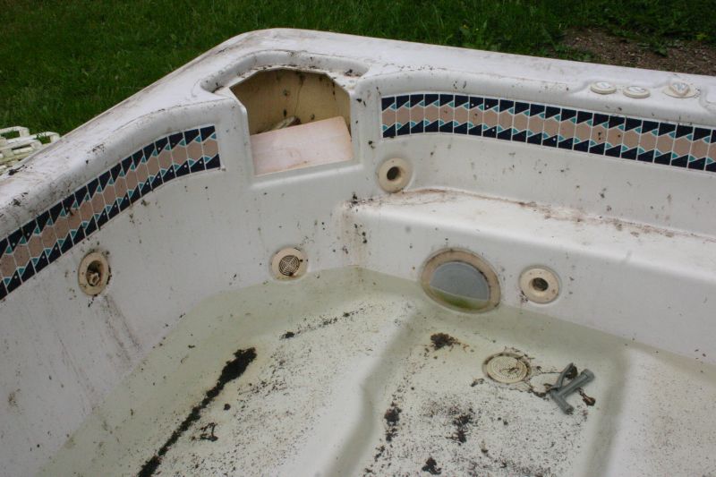 Fall hot tub installation
